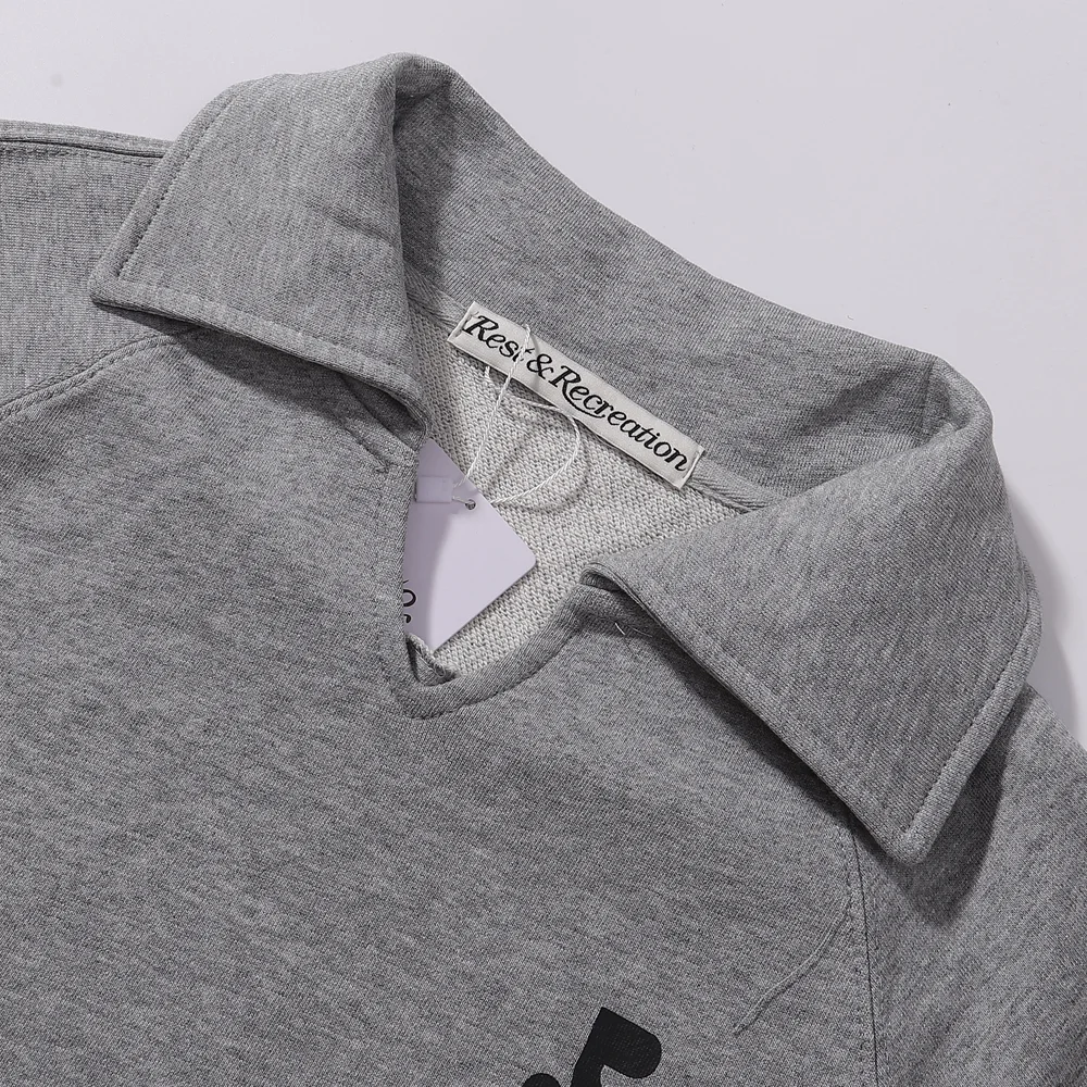 Logo-Embroidered Collared Sweatshirt D7516000 — view 4