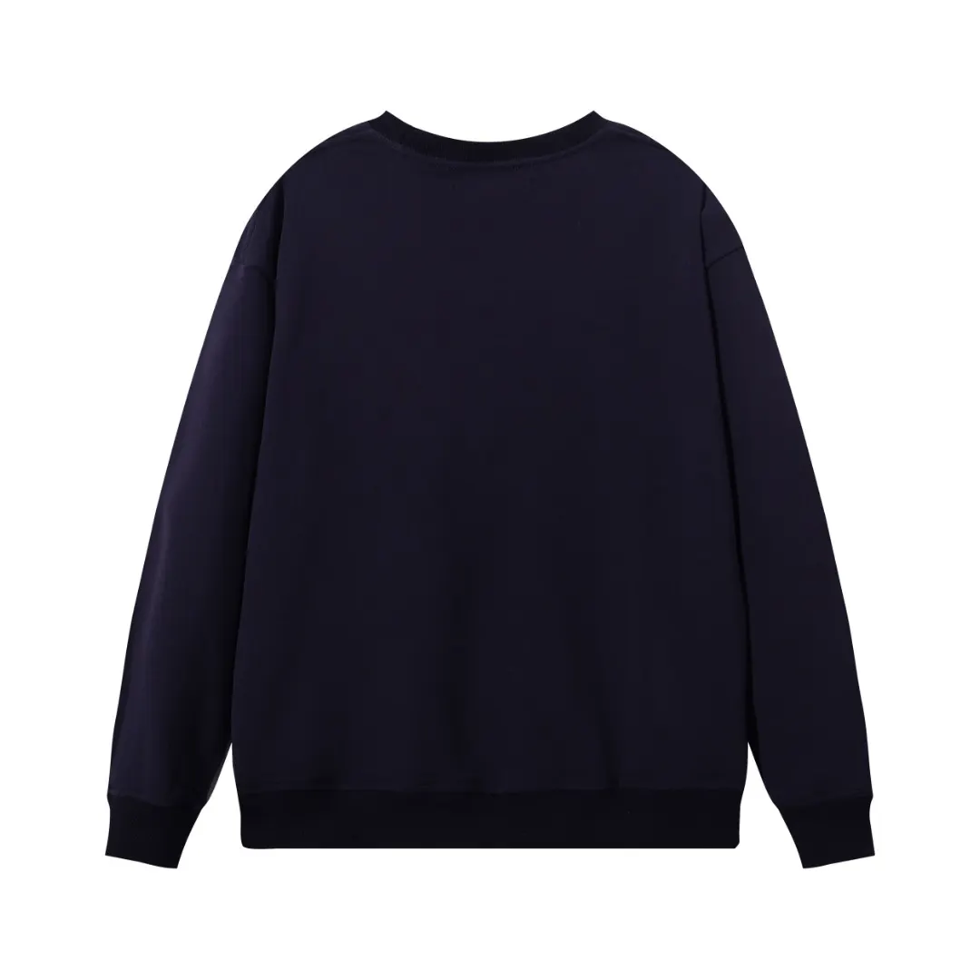 Graphic Print Fleece-Lined Sweatshirt D7816003 — view 3
