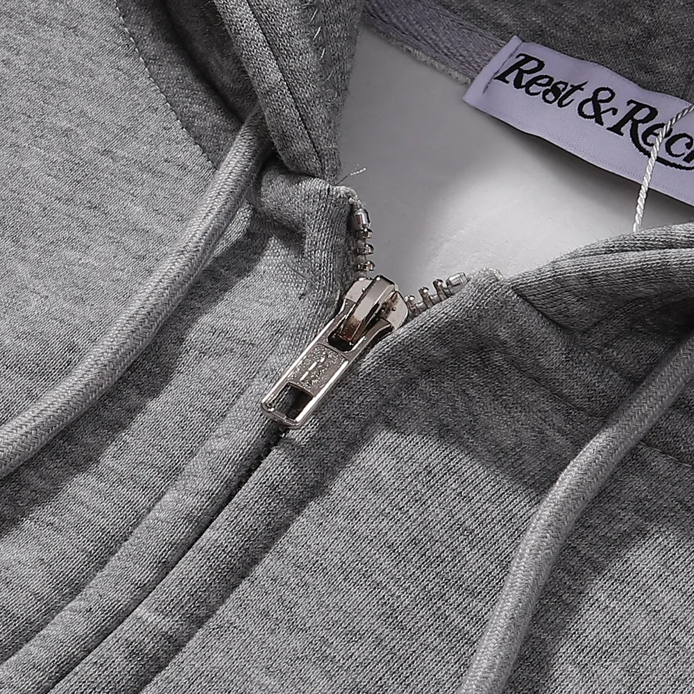 Logo-Embroidered Zip-Up Hoodie D9515990 — view 5