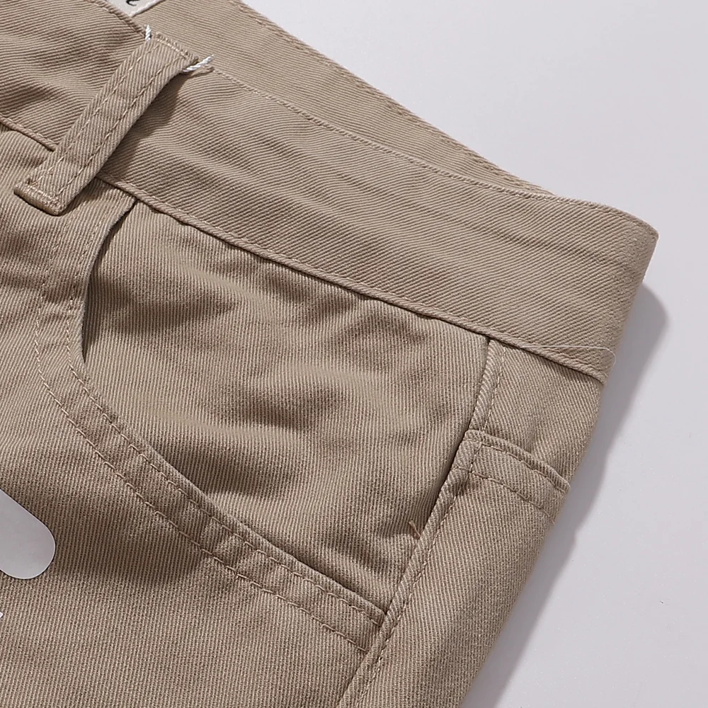 Wide-Leg Straight Denim Trousers D9516006 — view 6