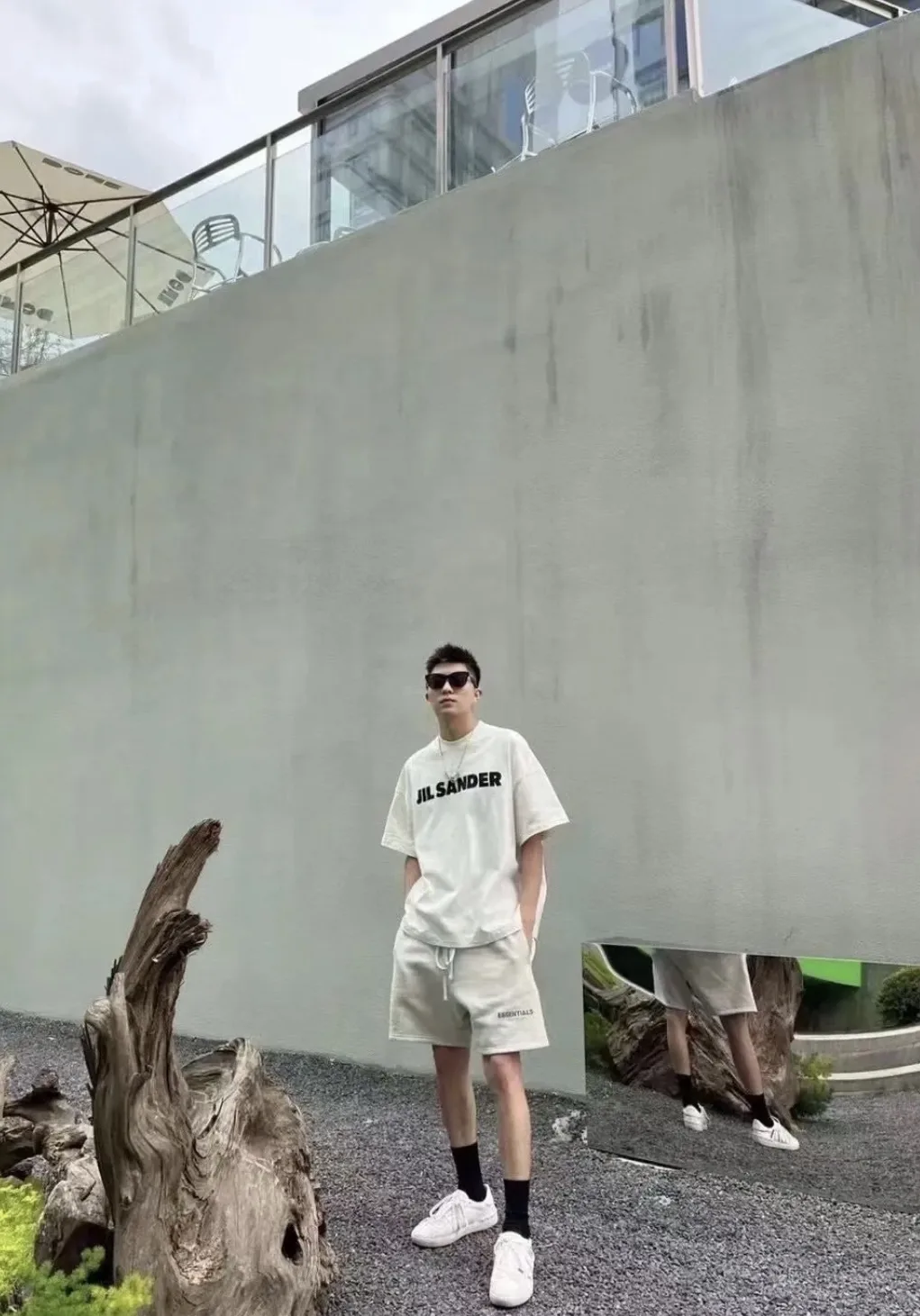 Logo Print Oversized Cotton T-Shirt D14024985 — view 3