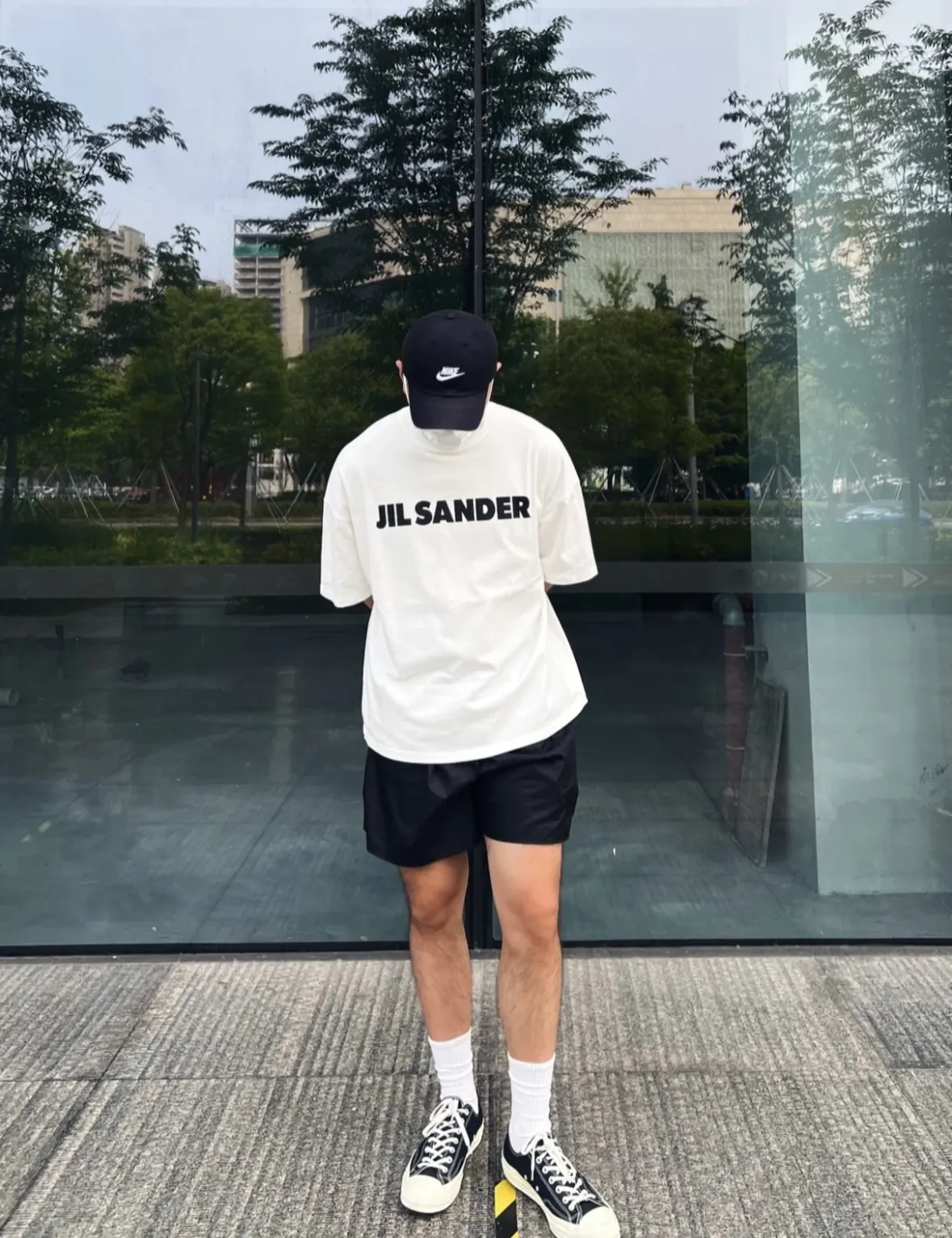 Logo Print Oversized Cotton T-Shirt D14024985 — view 5