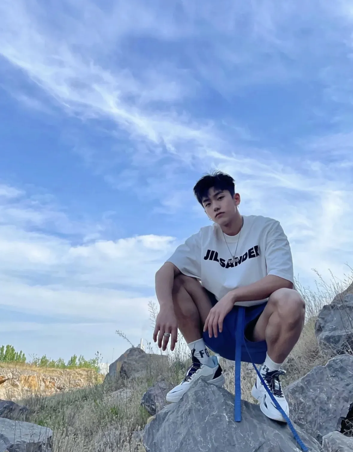 Logo Print Oversized Cotton T-Shirt D14024985 — view 14