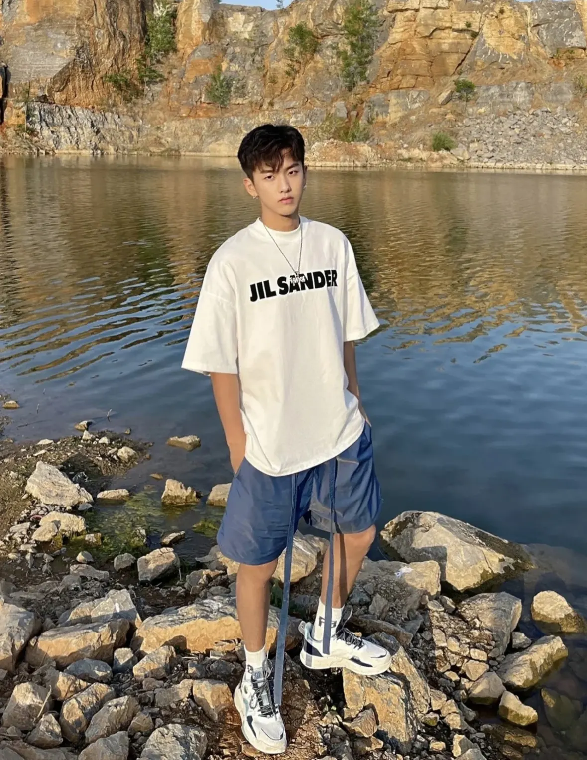 Logo Print Oversized Cotton T-Shirt D14024985 — view 16