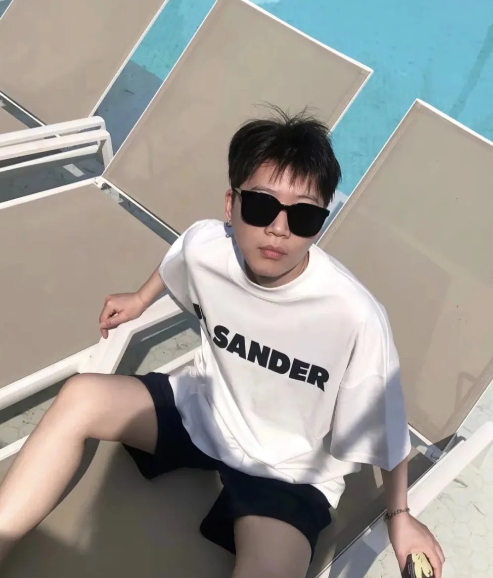 Logo Print Oversized Cotton T-Shirt D14024985 — view 18