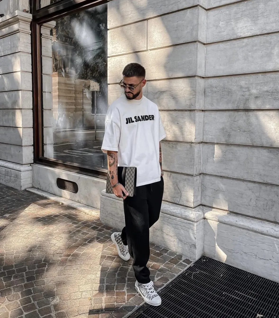 Logo Print Oversized Cotton T-Shirt D14024985 — view 35