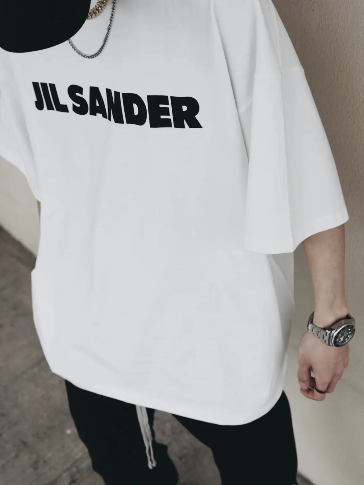 Logo Print Oversized Cotton T-Shirt D14024985 — view 38