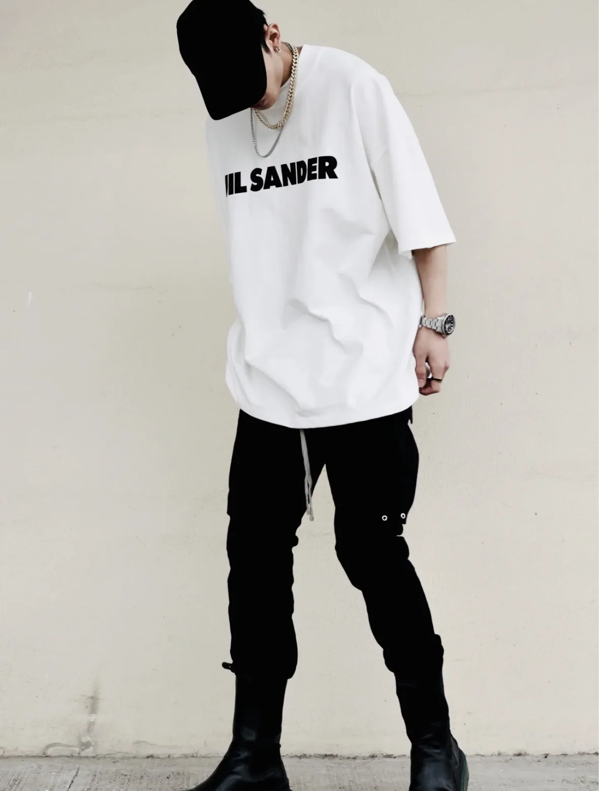Logo Print Oversized Cotton T-Shirt D14024985 — view 40