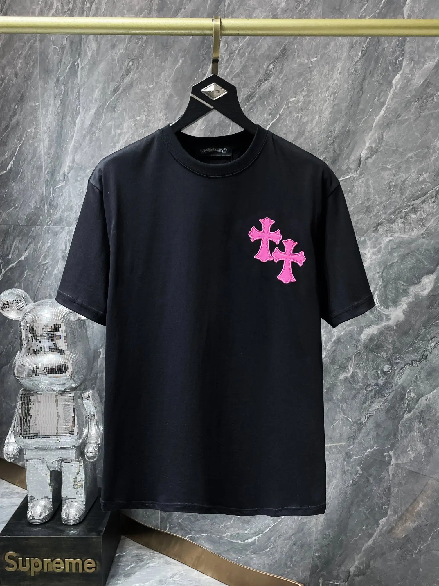 Chrome Hearts Cross Patch Embroidered T-Shirt D11512055