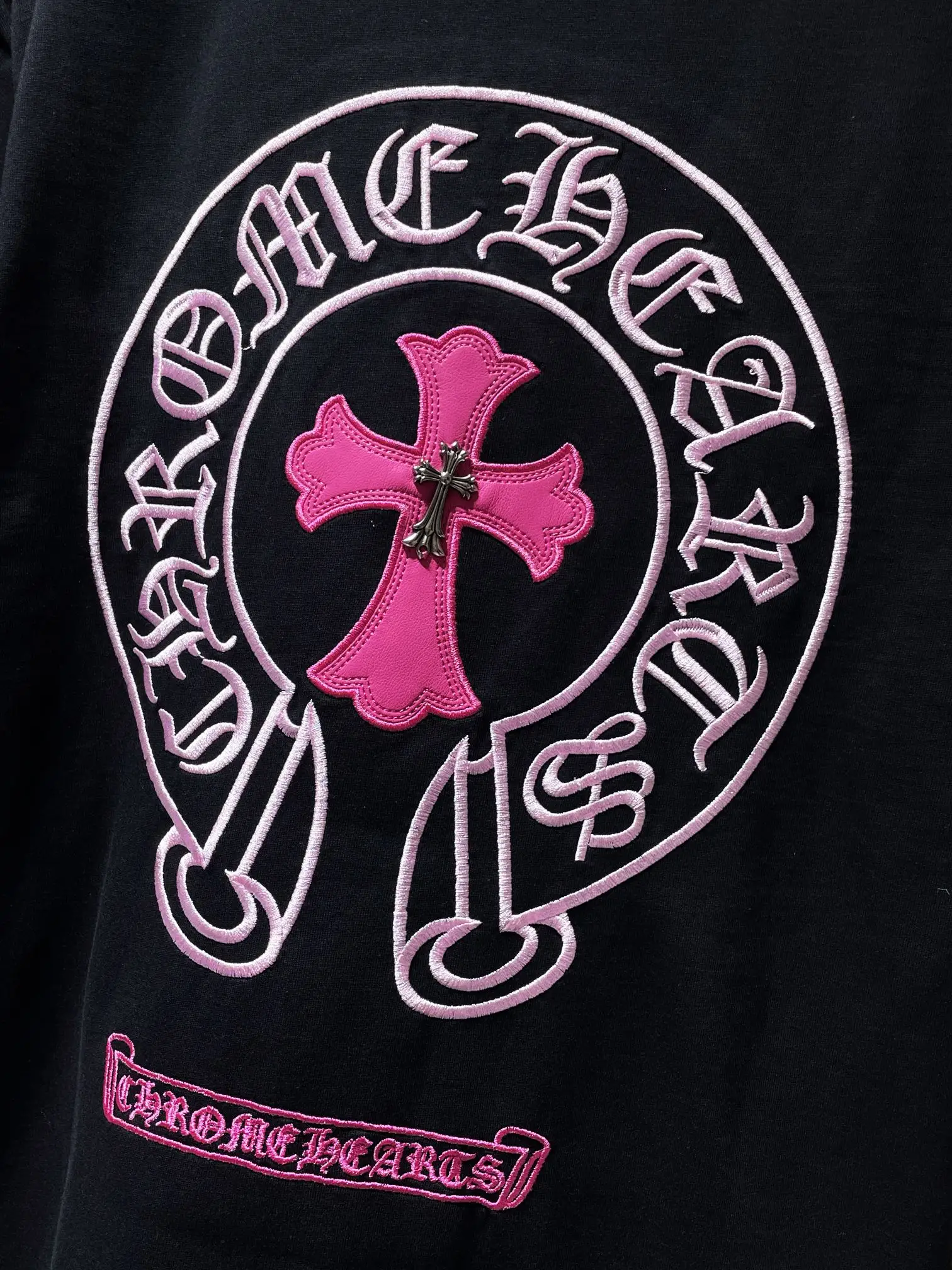 Chrome Hearts Cross Patch Embroidered T-Shirt D11512055 — view 5