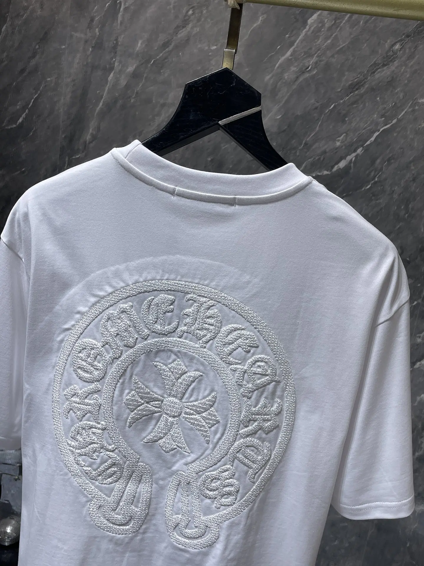 Embroidered Horseshoe Logo Cotton T-Shirt D6515884 — view 6