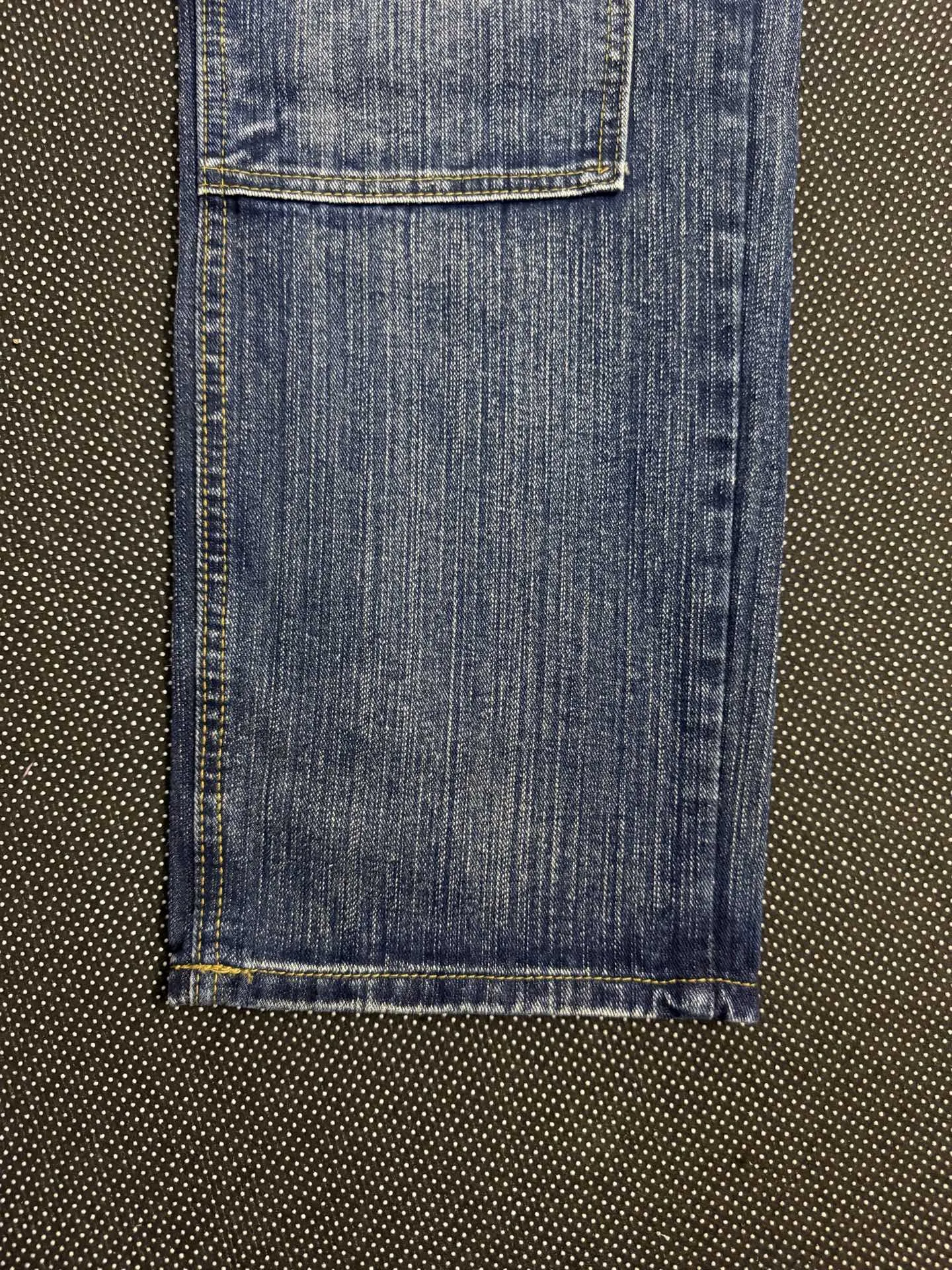 Double-Knee Washed Straight-Leg Jeans D19023132 — view 5