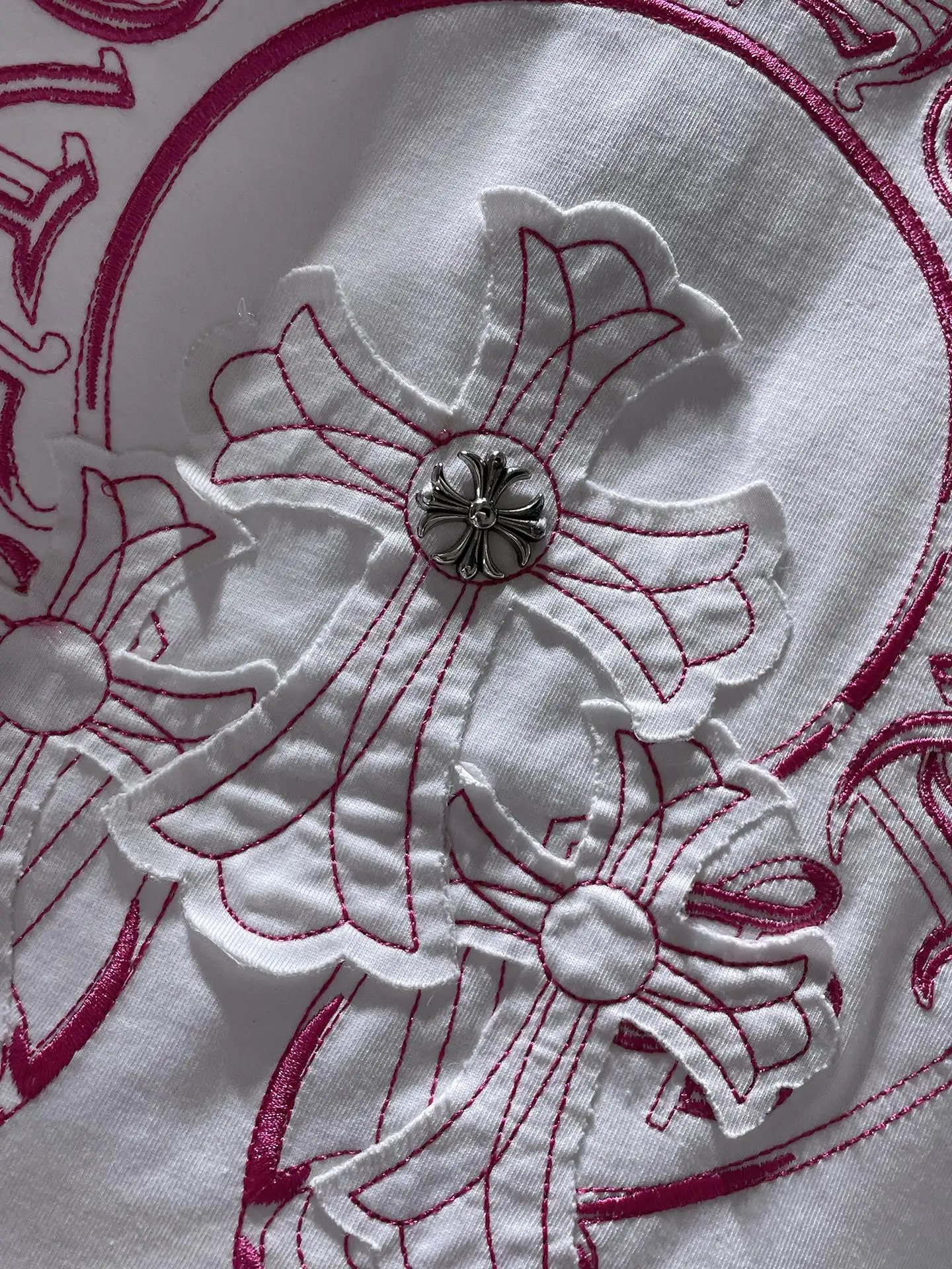 Embroidered Horseshoe Logo Cotton T-Shirt D11012049 — view 7