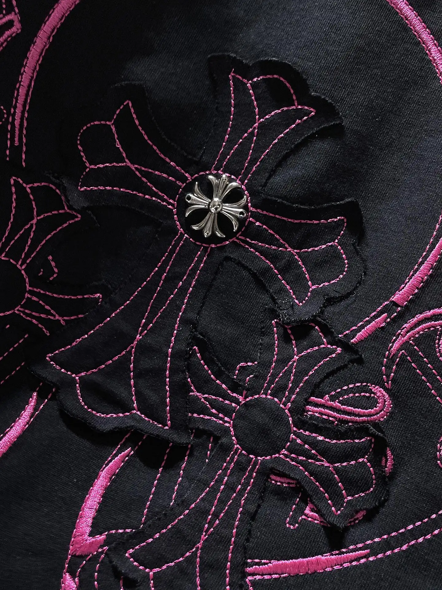 Embroidered Horseshoe Logo Cotton T-Shirt D6015880 — view 5
