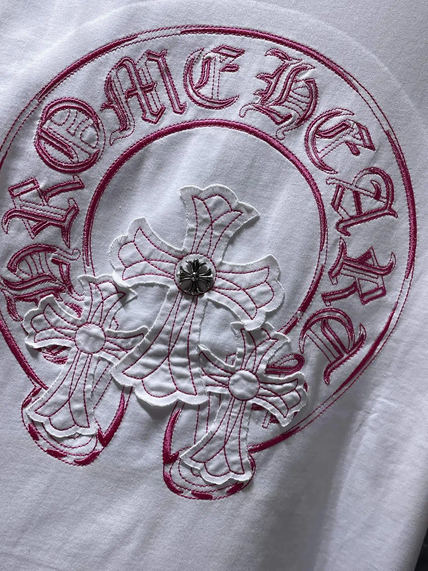 Embroidered Horseshoe Logo Cotton T-Shirt D6015881 — view 5