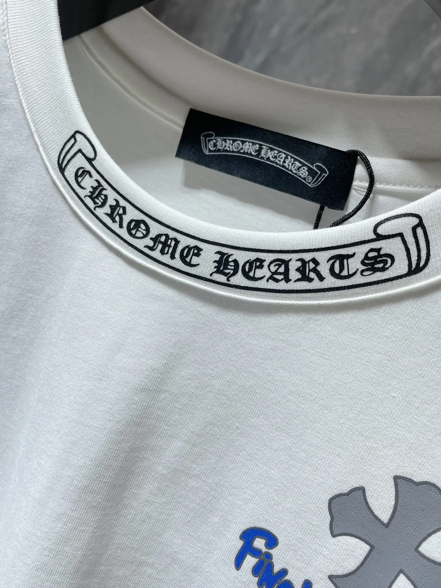 Cross Patch Embroidered Cotton T-Shirt D6015874 — view 2