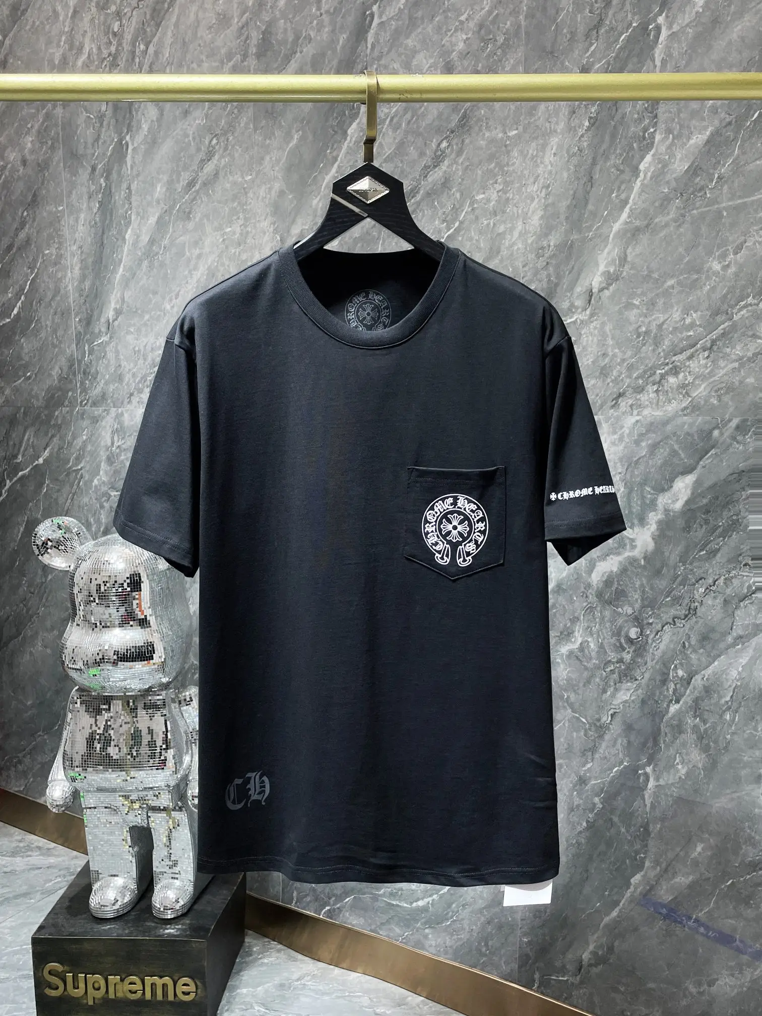 Chrome Hearts Horseshoe Logo Pocket T-Shirt D10512038