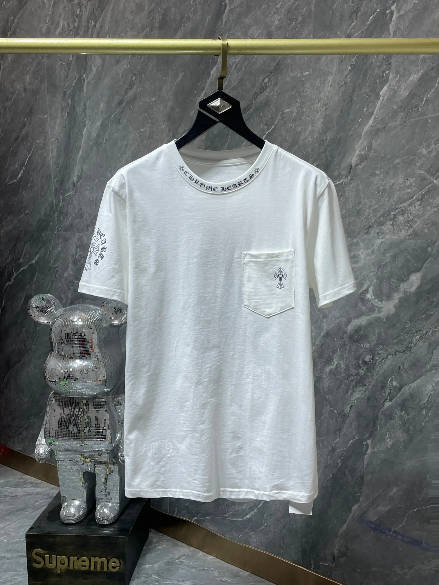 Logo-Embroidered Cotton-Jersey T-Shirt D10512036
