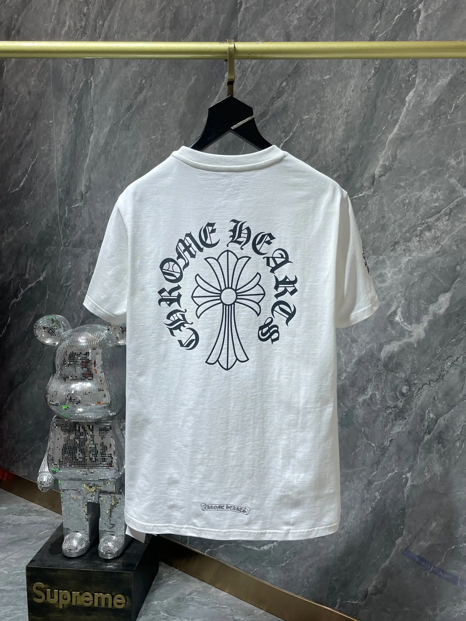 Logo-Embroidered Cotton-Jersey T-Shirt D10512036 — view 6