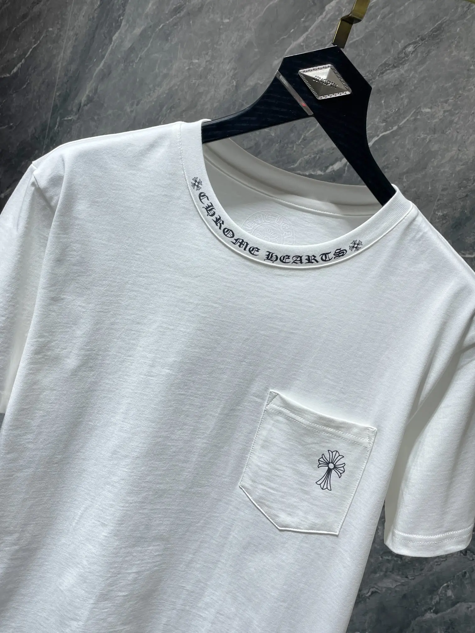 Logo-Embroidered Cotton-Jersey T-Shirt D10512036 — view 7