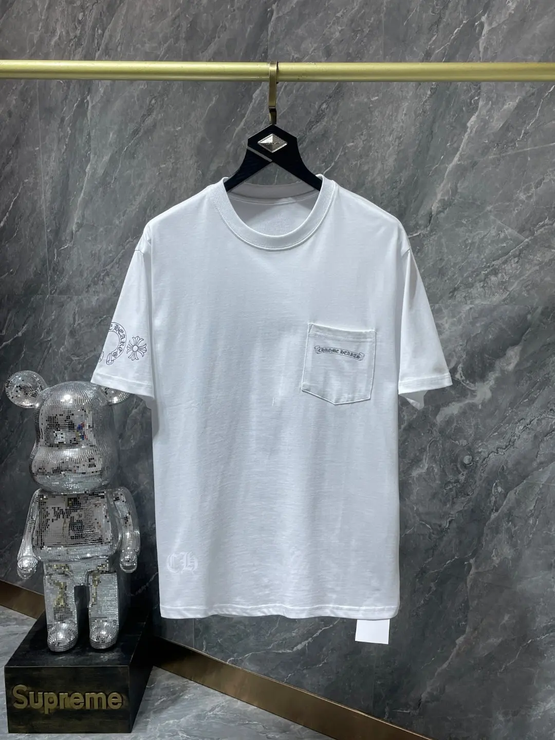 Logo Pocket Cotton T-Shirt D10012035 — view 4