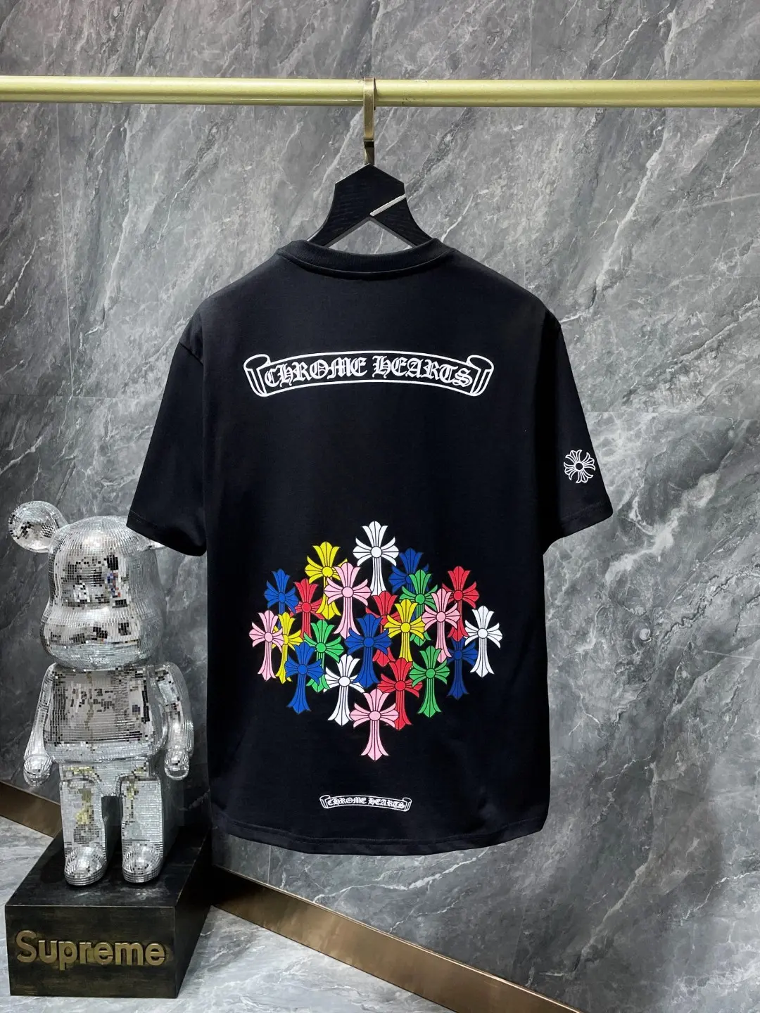Logo-Print Cotton-Jersey Pocket T-Shirt D5515866 — view 6