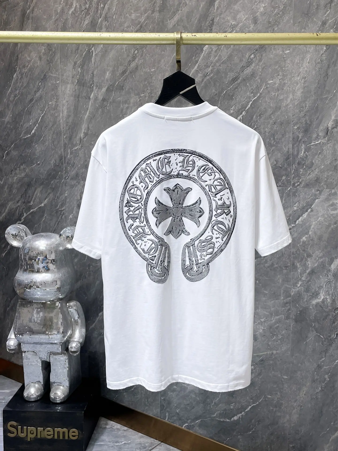 Logo Embroidery Heavyweight Cotton T-Shirt D10512028 — view 3