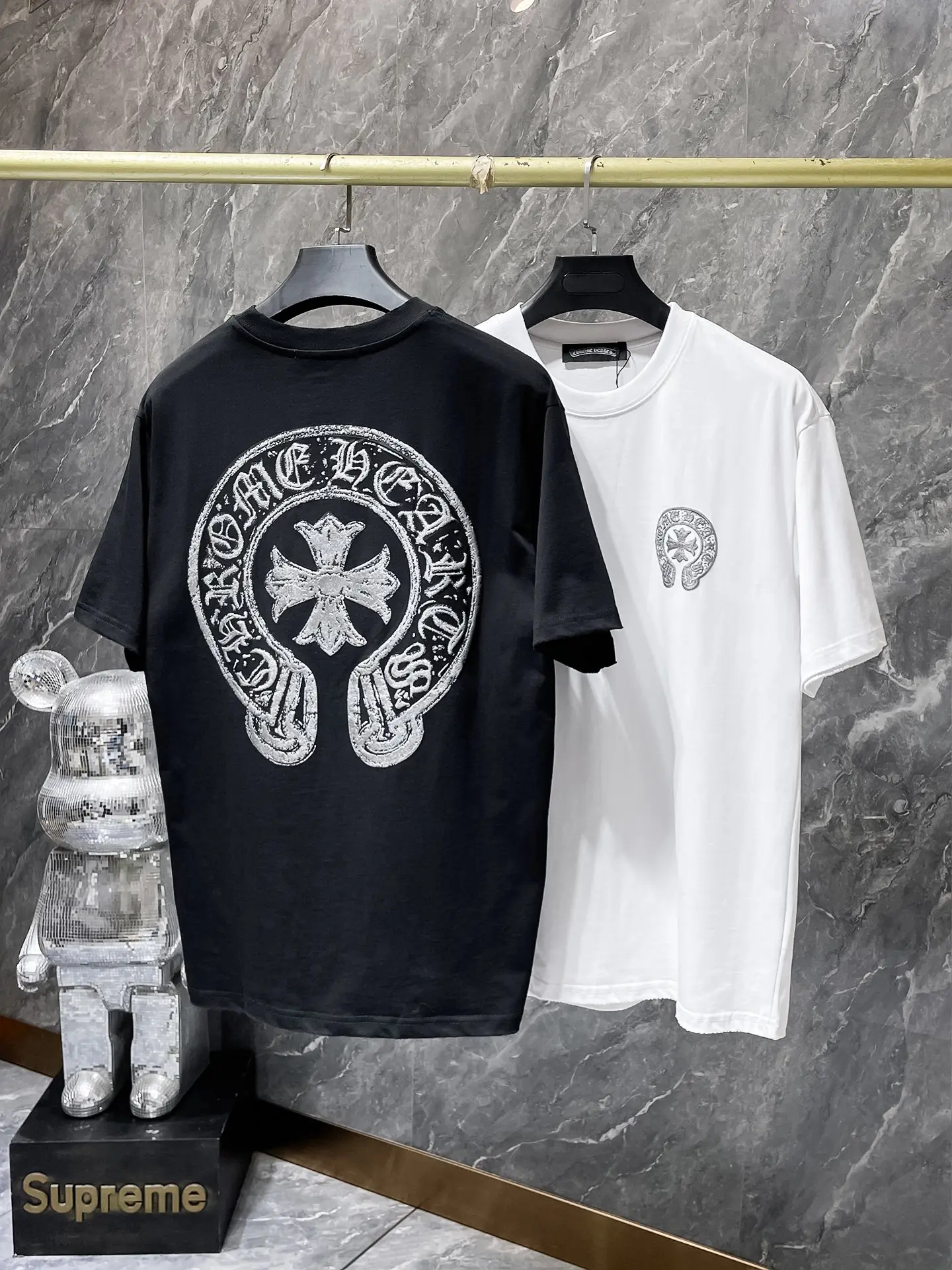 Logo Embroidery Heavyweight Cotton T-Shirt D10512028 — view 9