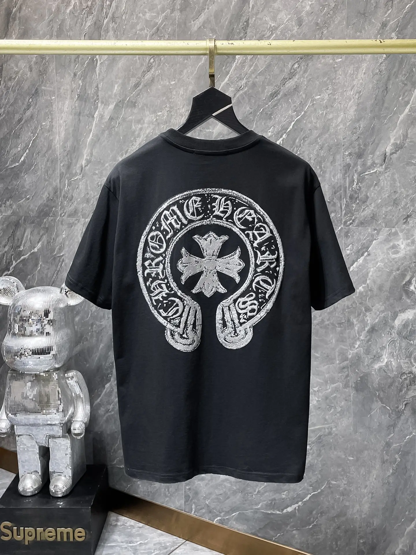 Logo Embroidery Heavyweight Cotton T-Shirt D10512029 — view 3
