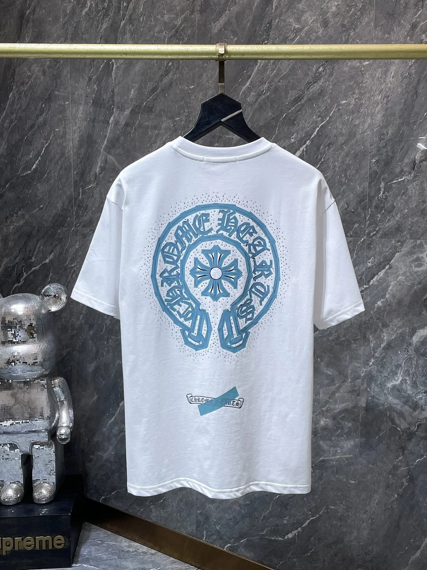Rhinestone Logo Graphic T-Shirt D11512002 — view 3