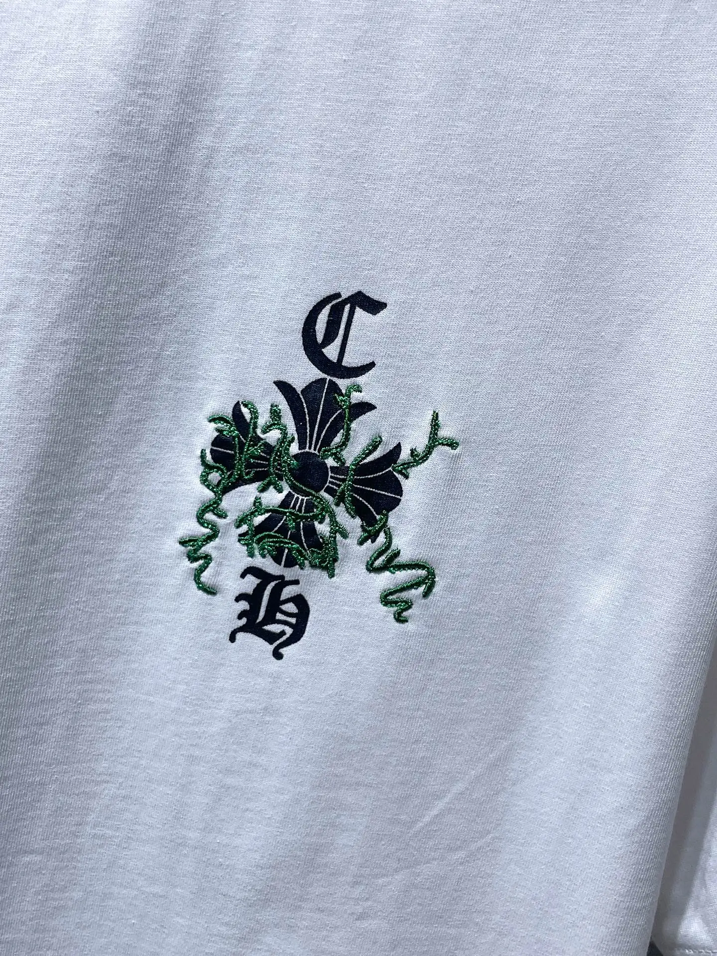 Embroidered Horseshoe Logo Cotton T-Shirt D7015844 — view 2