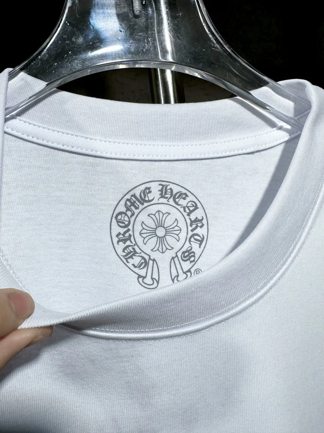 Chrome Hearts Horseshoe Logo Cotton T-Shirt D9511995 — view 5