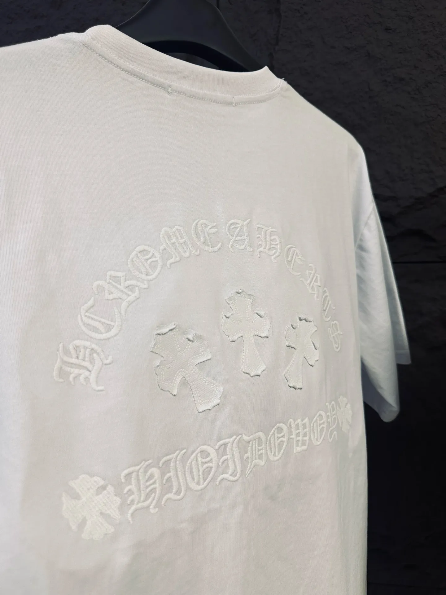 Logo-Embroidered Cotton-Jersey T-Shirt D11812014 — view 7