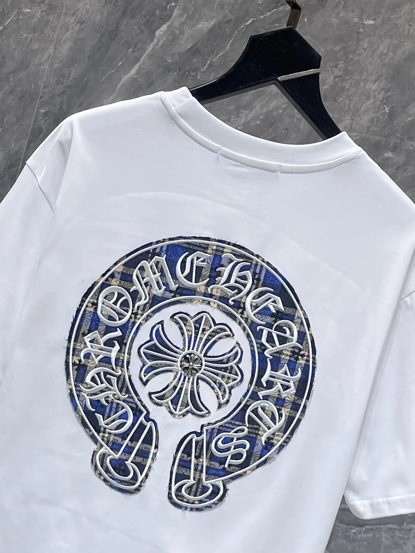Horseshoe Logo Appliqué Cotton T-Shirt D11512023 — view 6
