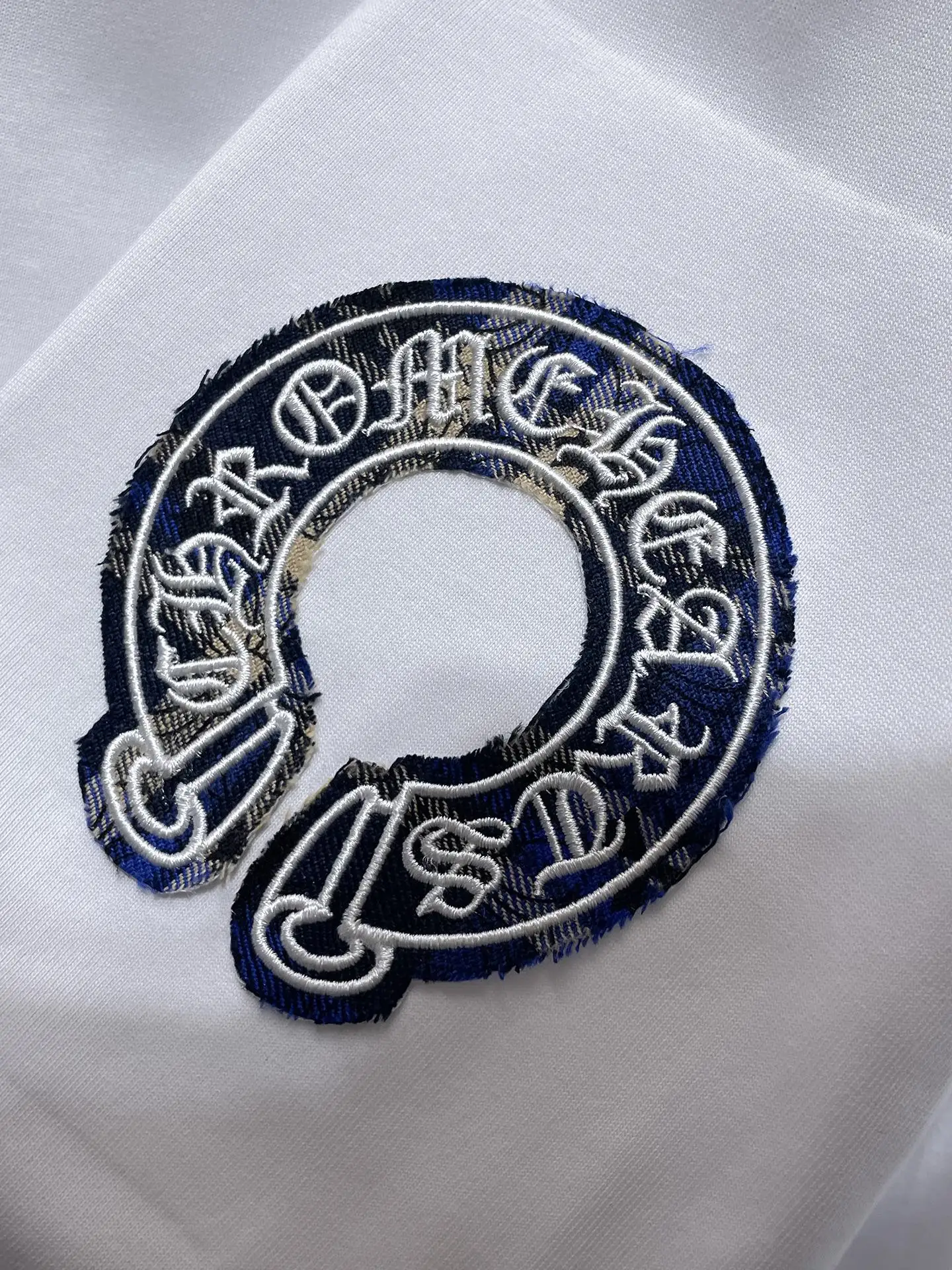 Horseshoe Logo Appliqué Cotton T-Shirt D11512023 — view 7