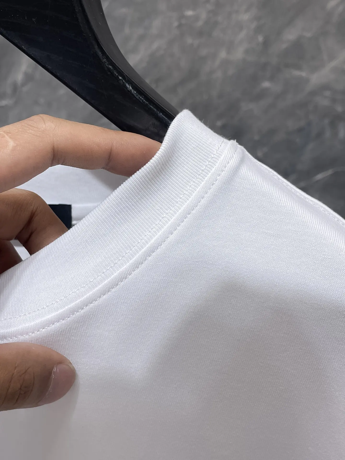 Horseshoe Logo Appliqué Cotton T-Shirt D11512023 — view 8
