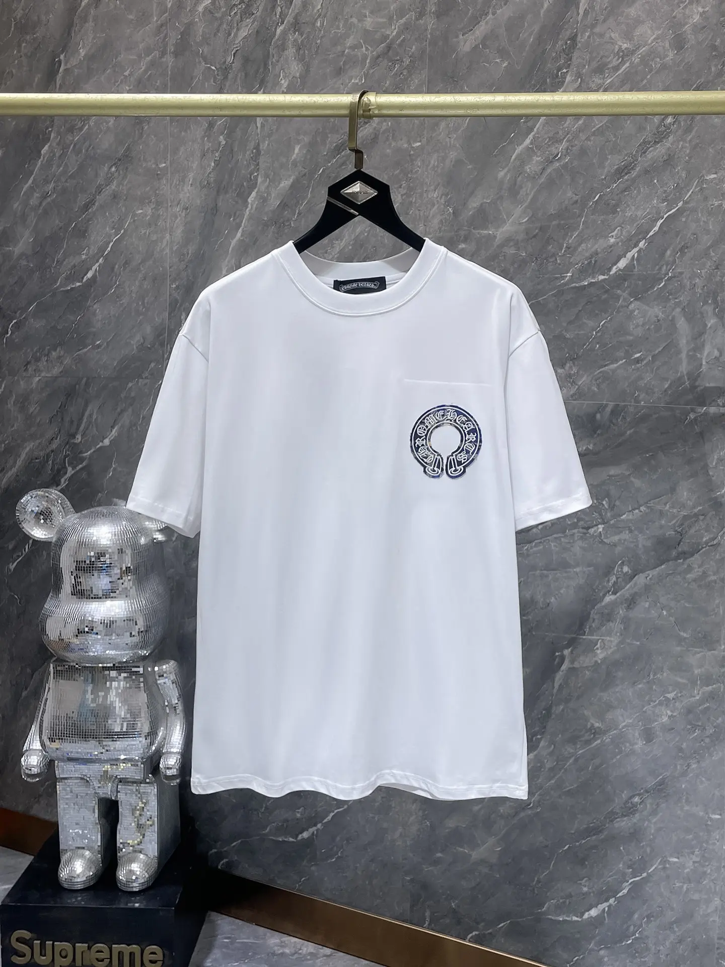Horseshoe Logo Appliqué Cotton T-Shirt D6515858 — view 2