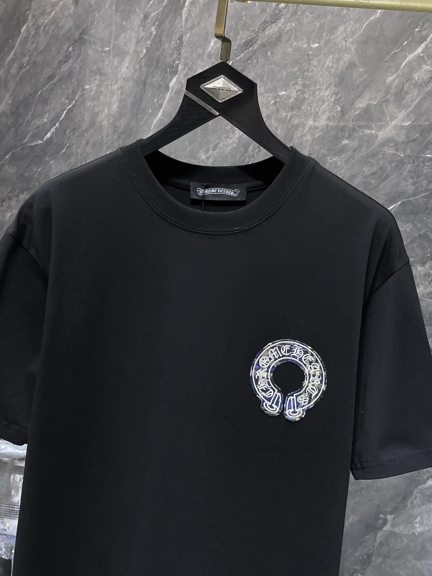 Horseshoe Logo Appliqué Cotton T-Shirt D6515859 — view 4
