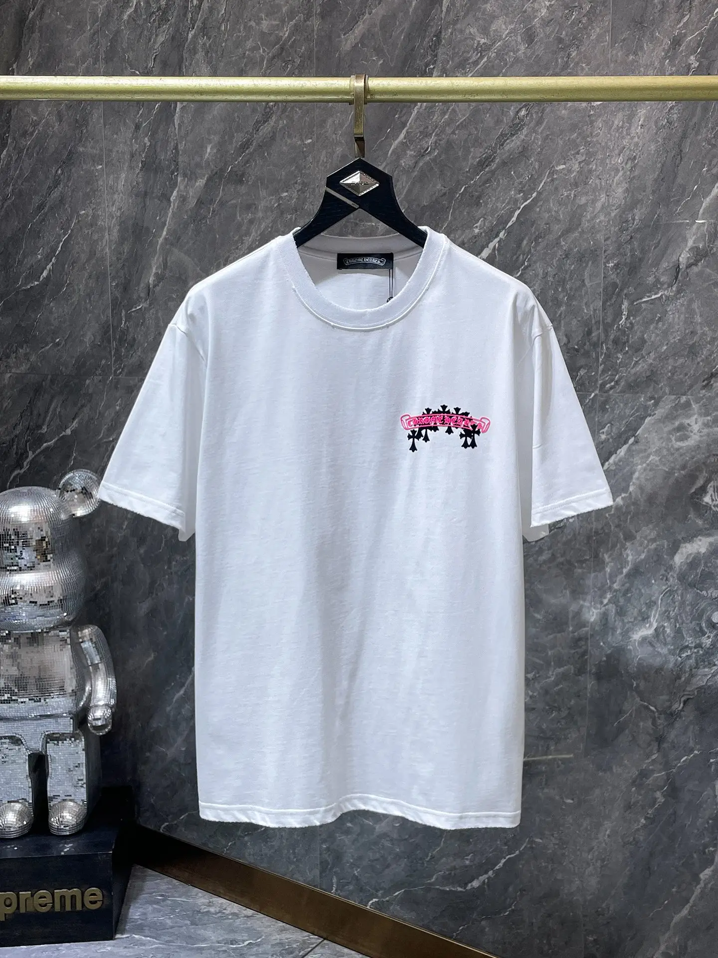 Scroll Logo Graphic Cotton T-Shirt D6815842