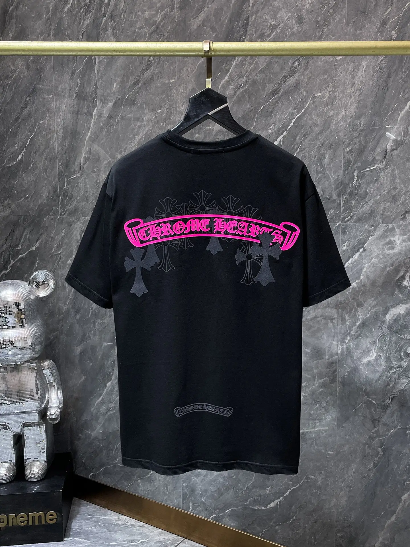 Logo Print Cotton-Jersey T-Shirt D6815841 — view 3