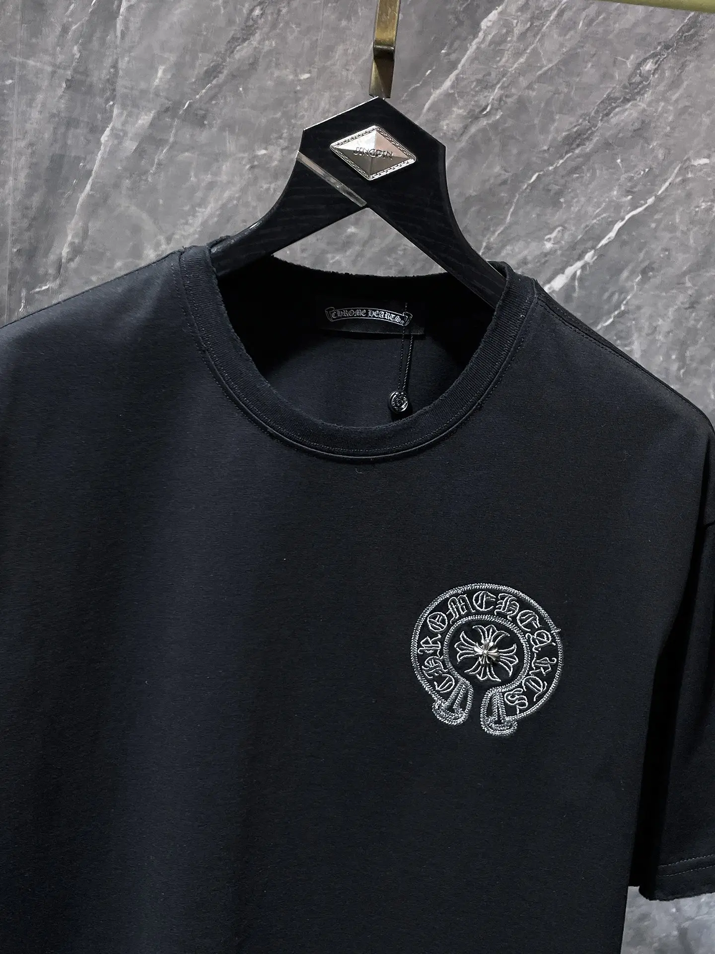 Embroidered Logo Cotton T-Shirt D6815819 — view 4