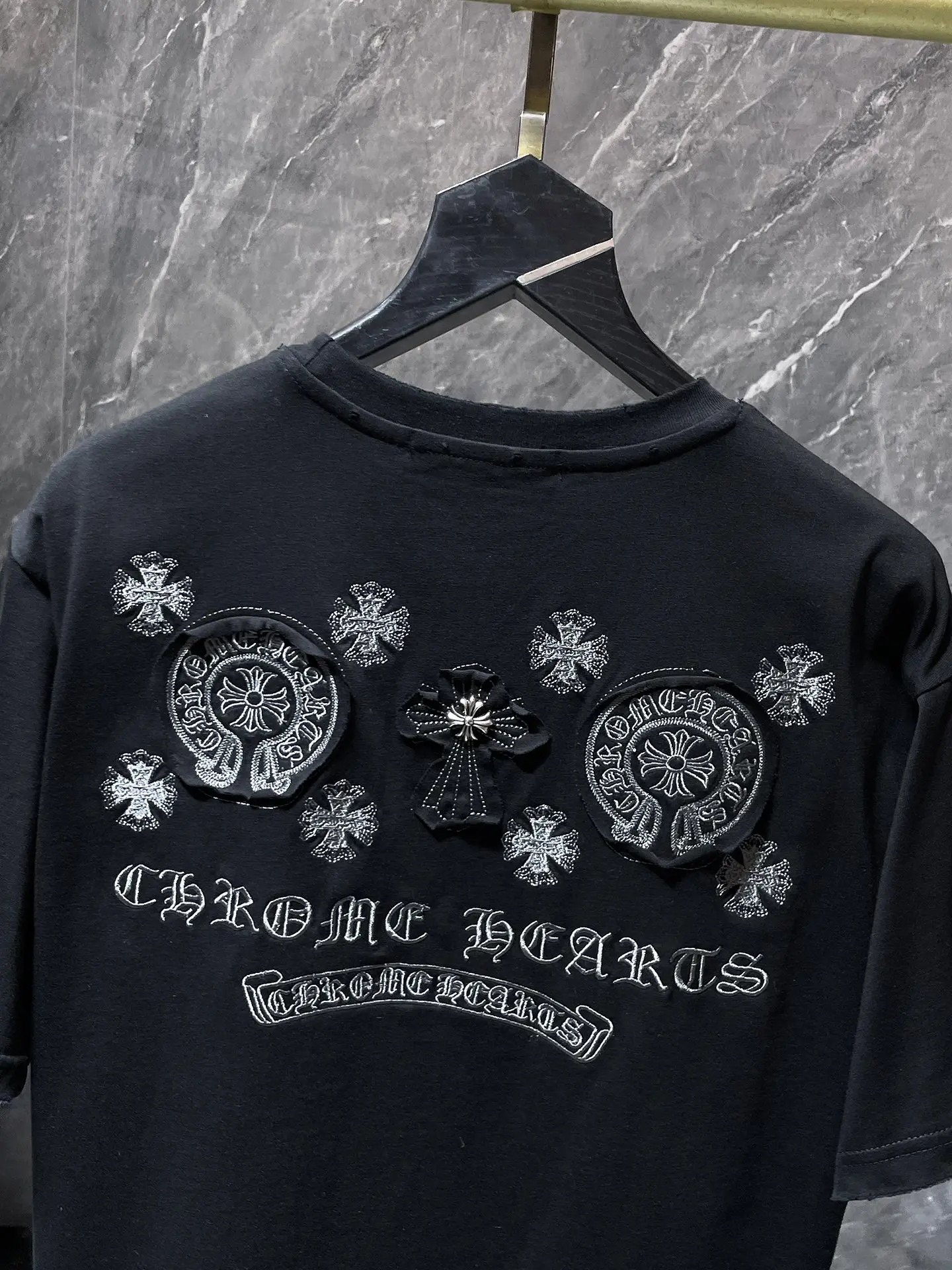 Embroidered Logo Cotton T-Shirt D6815819 — view 6