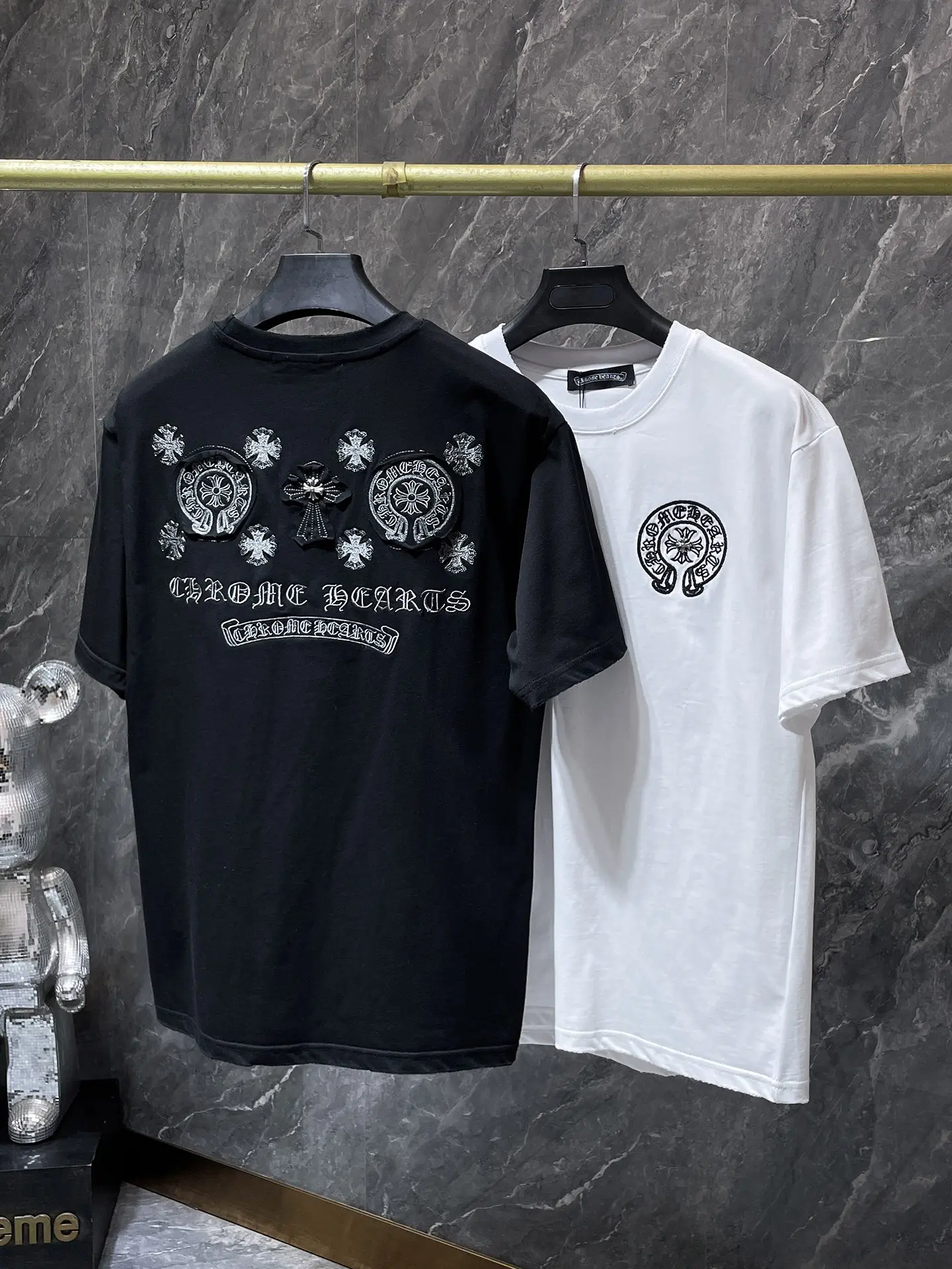 Embroidered Logo Cotton T-Shirt D6815819 — view 9