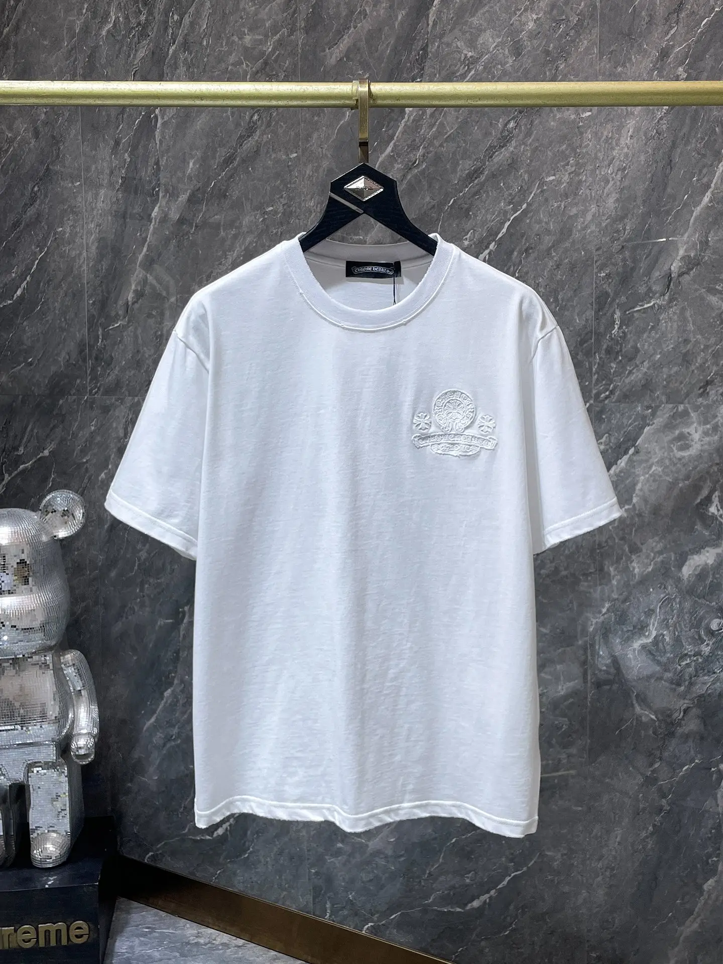Embroidered Logo Cotton T-Shirt D6815816