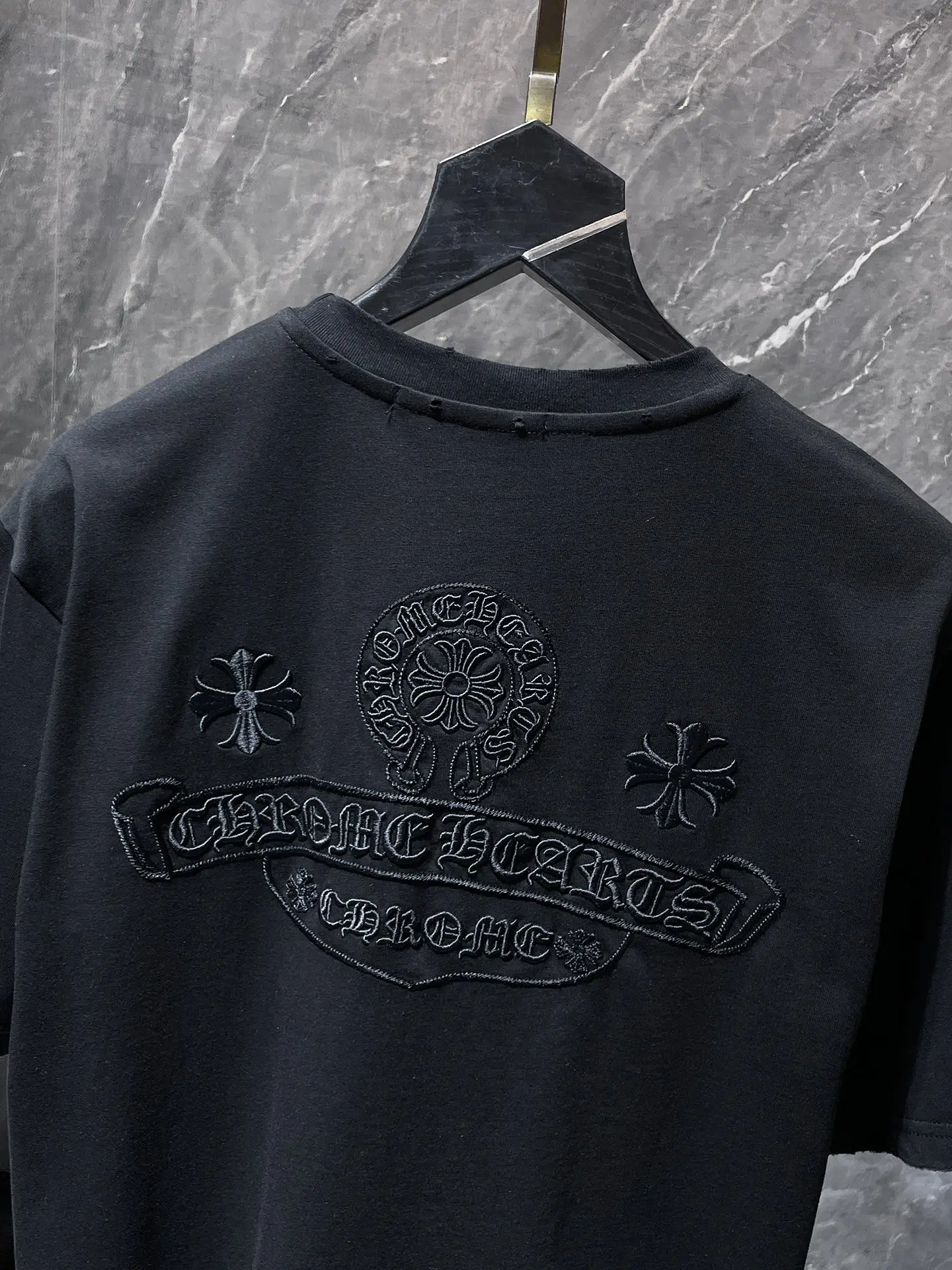 Embroidered Horseshoe Logo Cotton T-Shirt D6815817 — view 6