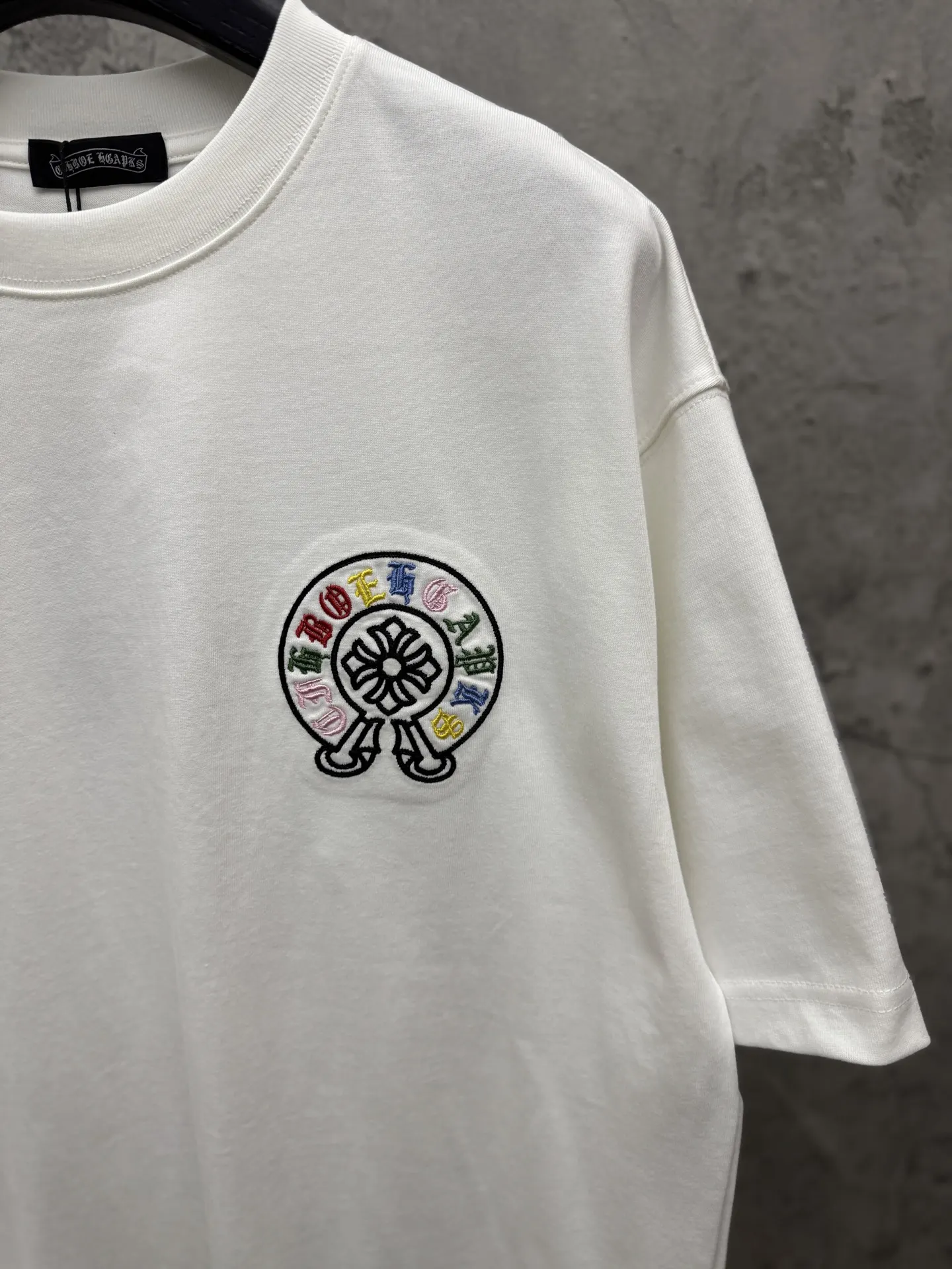 Embroidered Logo Cotton T-Shirt D6815827 — view 5