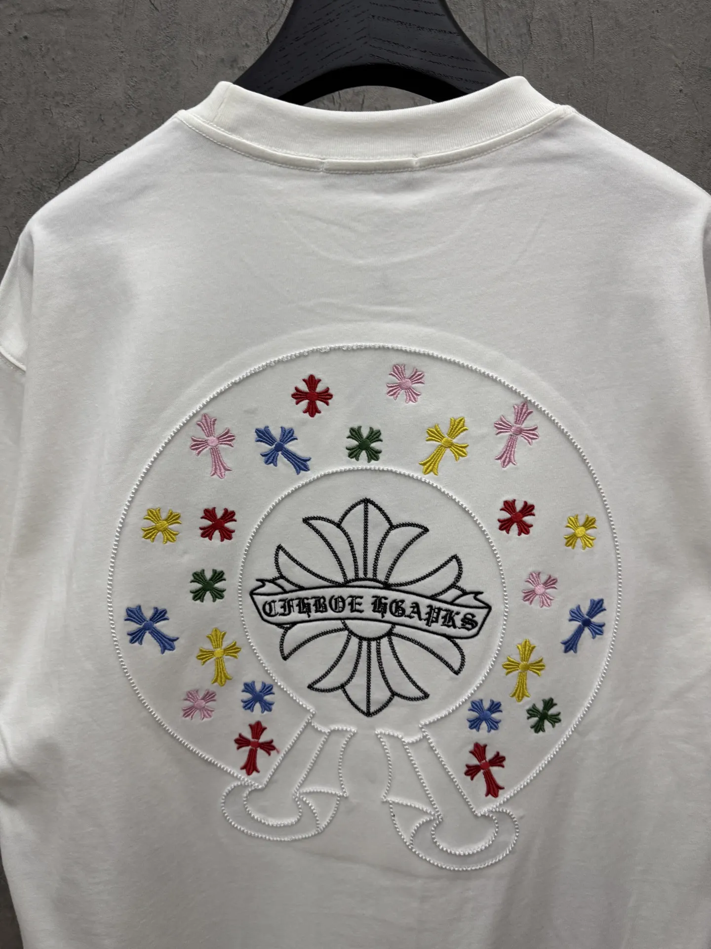 Embroidered Logo Cotton T-Shirt D6815827 — view 7