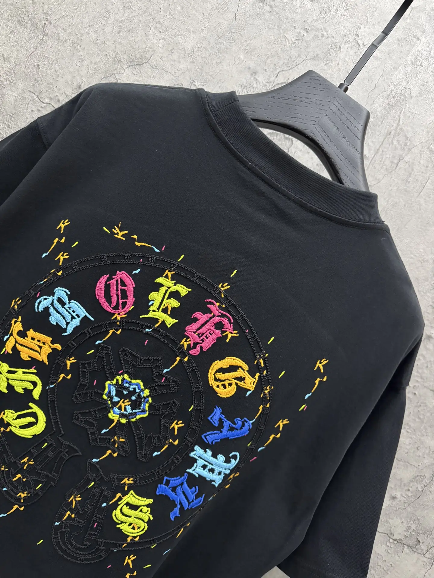 Embroidered Horseshoe Logo Cotton T-Shirt D7815825 — view 4