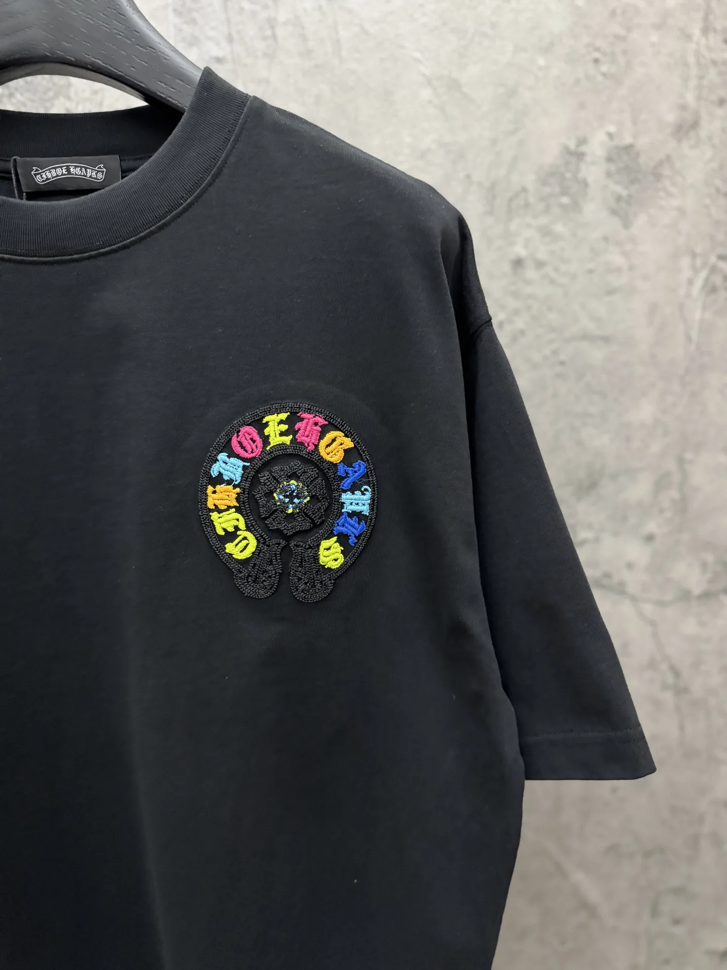 Embroidered Horseshoe Logo Cotton T-Shirt D7815825 — view 5
