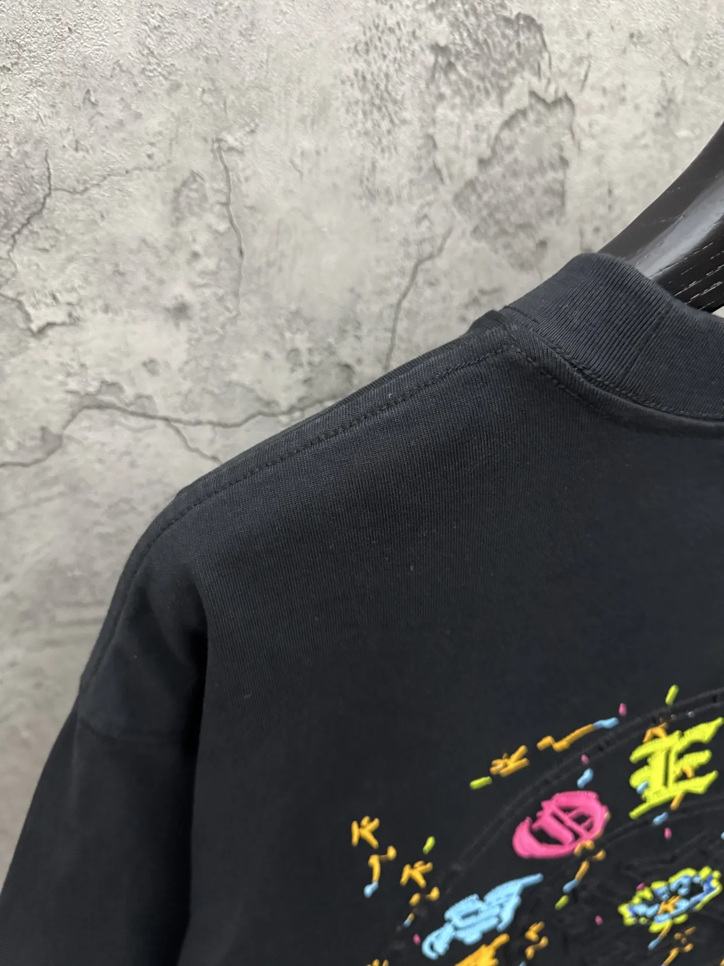 Embroidered Horseshoe Logo Cotton T-Shirt D7815825 — view 9